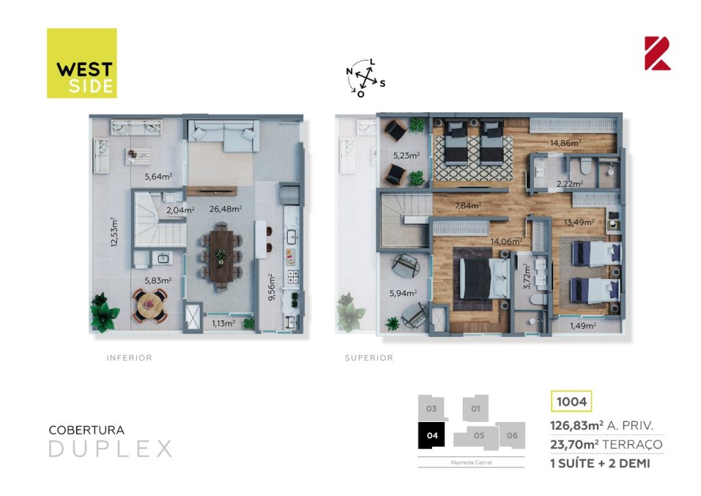 Cobertura Duplex 1004