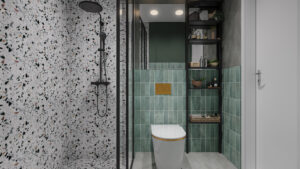 APARTAMENTO 40m² - BANHEIRO - 4K